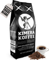 Kimera Koffee Dark Roast - Organic Bold Nootropic Coffee with Alpha-GPC, Taurine, DMAE, L-Theanine, 12oz Ground