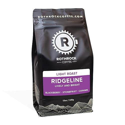Rothrock Coffee - Ridgeline - Medium Roast - Whole Bean coffee - Colombian - blend coffee - 12oz Bag
