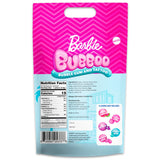 Barbie Bubble Gum and Temporary Tattoos Set - Bubboo Set with 50 Pieces of Bubblegum in 5 Flavors and 50 Temporary Tattoos for Girls, Kids | Barbie
