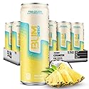 BUM Sugar-Free Energy Drink, Pina Colada - Lightly Carbonated & No Artificial Colors, Natural Caffeine & Citicoline for Energy & Focus, Brain Boost