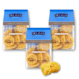 DeLallo Capellini Angel Hair Pasta Nests, Made in Italy, Made with Durum Wheat Semolina Non-Enriched Flour, All Natural, Kosher, Non-GMO, Preservative