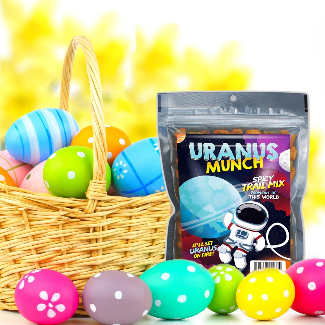 Uranus Munch Premium Spicy Trail Mix - Funny Food Gifts for Teens - Made in America