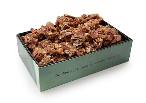 Western Nut Company Brittle Gift Box Collections, 16oz/24oz Gift Box Edition, Gift Wrapped in Seasonal Paper, Gourmet Nut Candy Assortment, Peanut