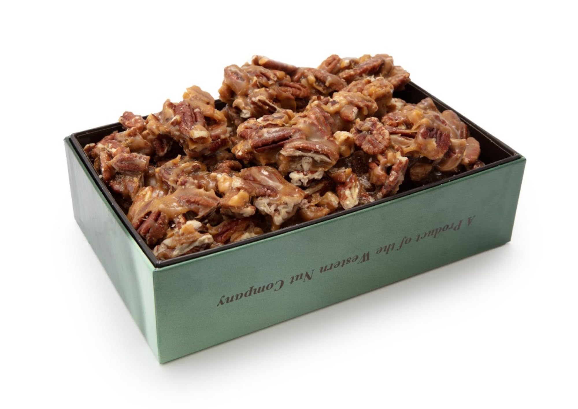 Western Nut Company Brittle Gift Box Collections, 16oz/24oz Gift Box Edition, Gift Wrapped in Seasonal Paper, Gourmet Nut Candy Assortment, Peanut