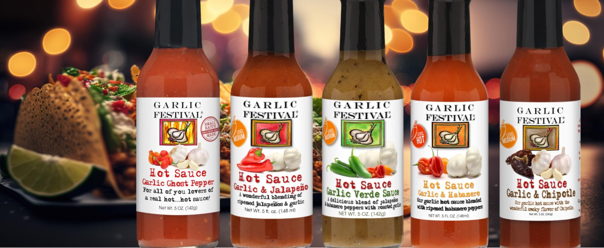 Garlic Festival Garlic & Red Jalapeno Hot Sauce