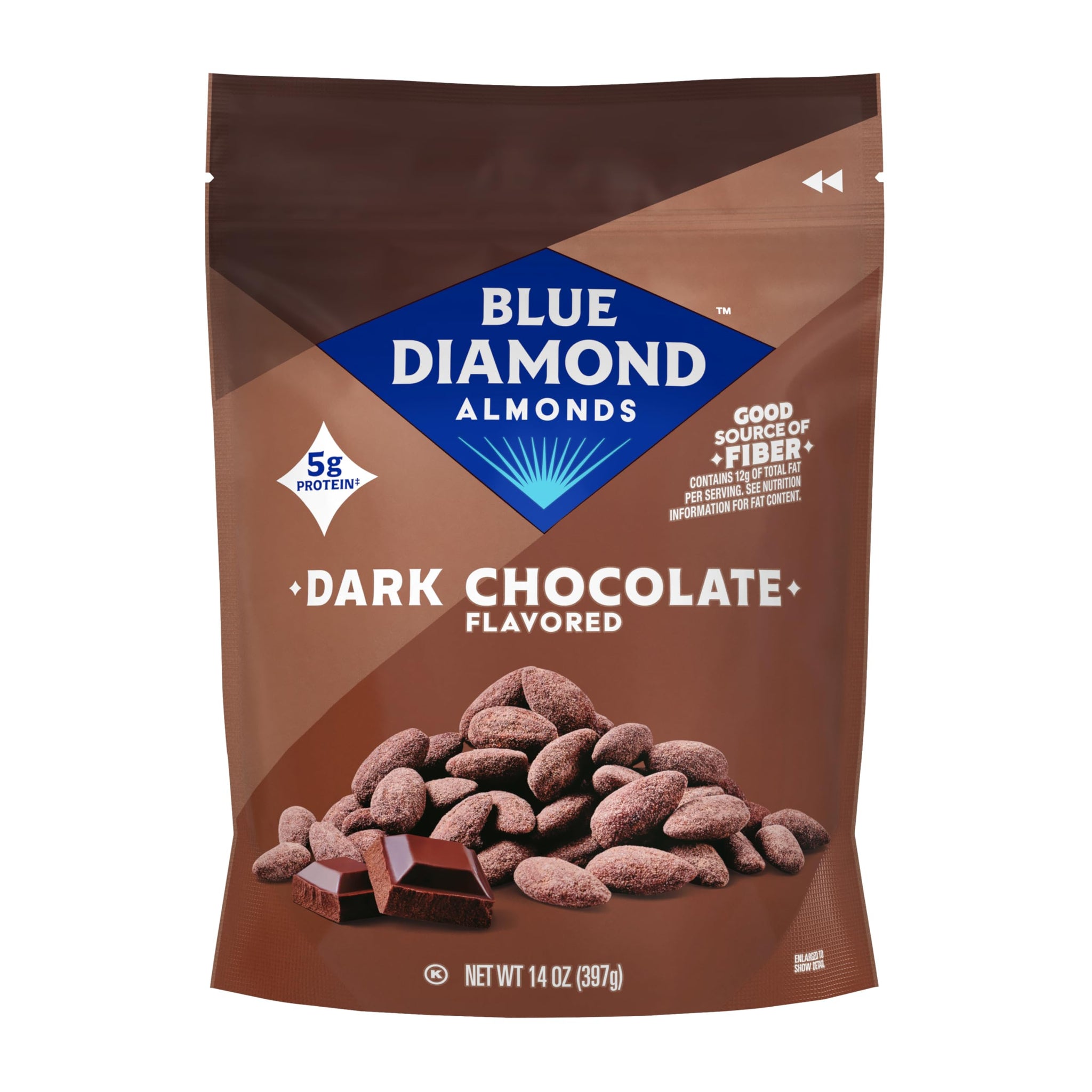 Blue Diamond Almonds, Oven Roasted Cocoa Dusted Almonds, 14 Ounce