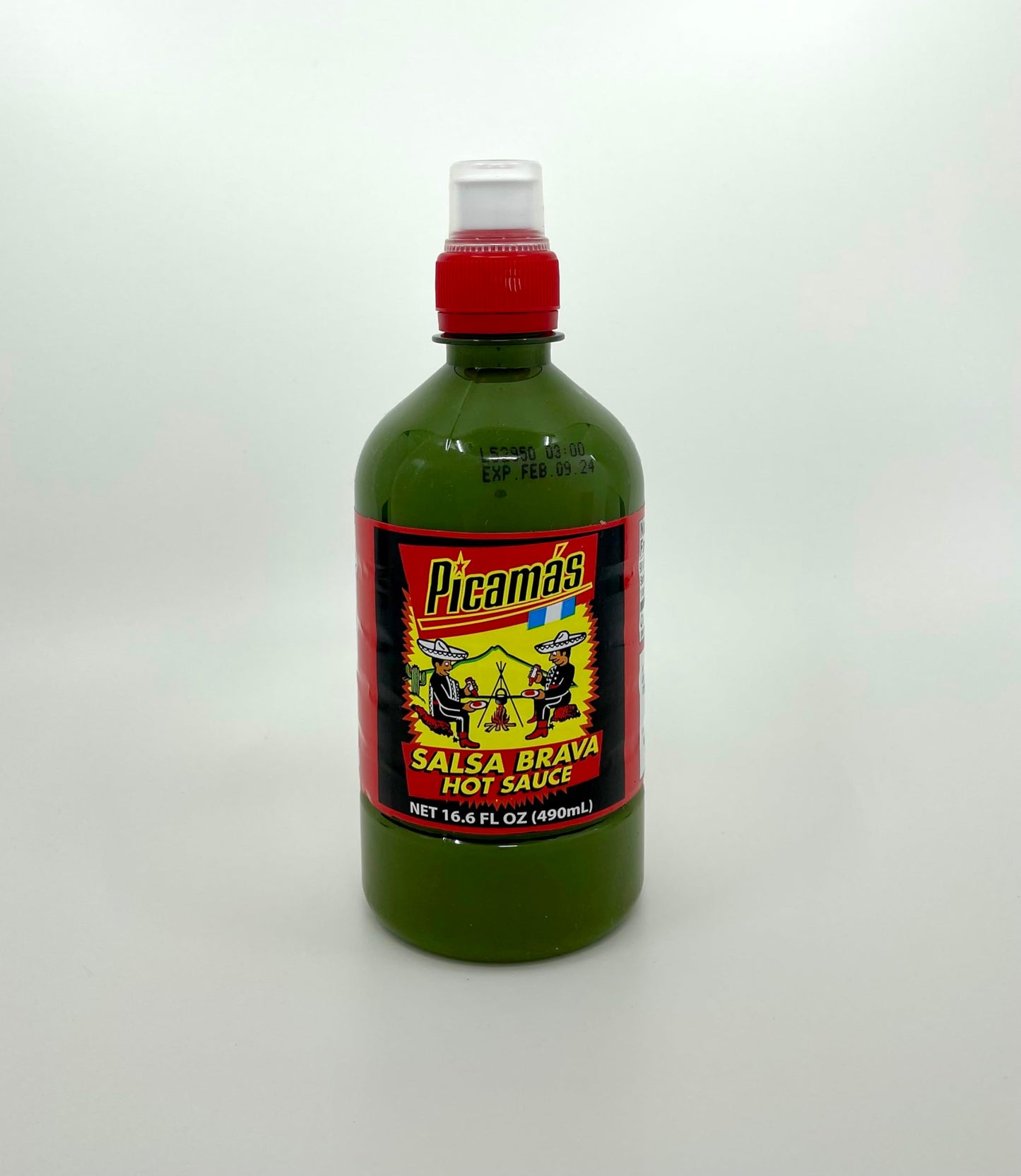 PICAMAS - Hot Sauce Jumbo Variety Pack - 16.6oz (Green) and 6.2oz (Green & Red) Spicy Hot Sauce