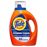 Tide Ultra Hygienic Clean Liquid Laundry Detergent, Original Scent, 92, 65 Loads, Removes visible and invisible dirt, Laundry Detergent Liquid