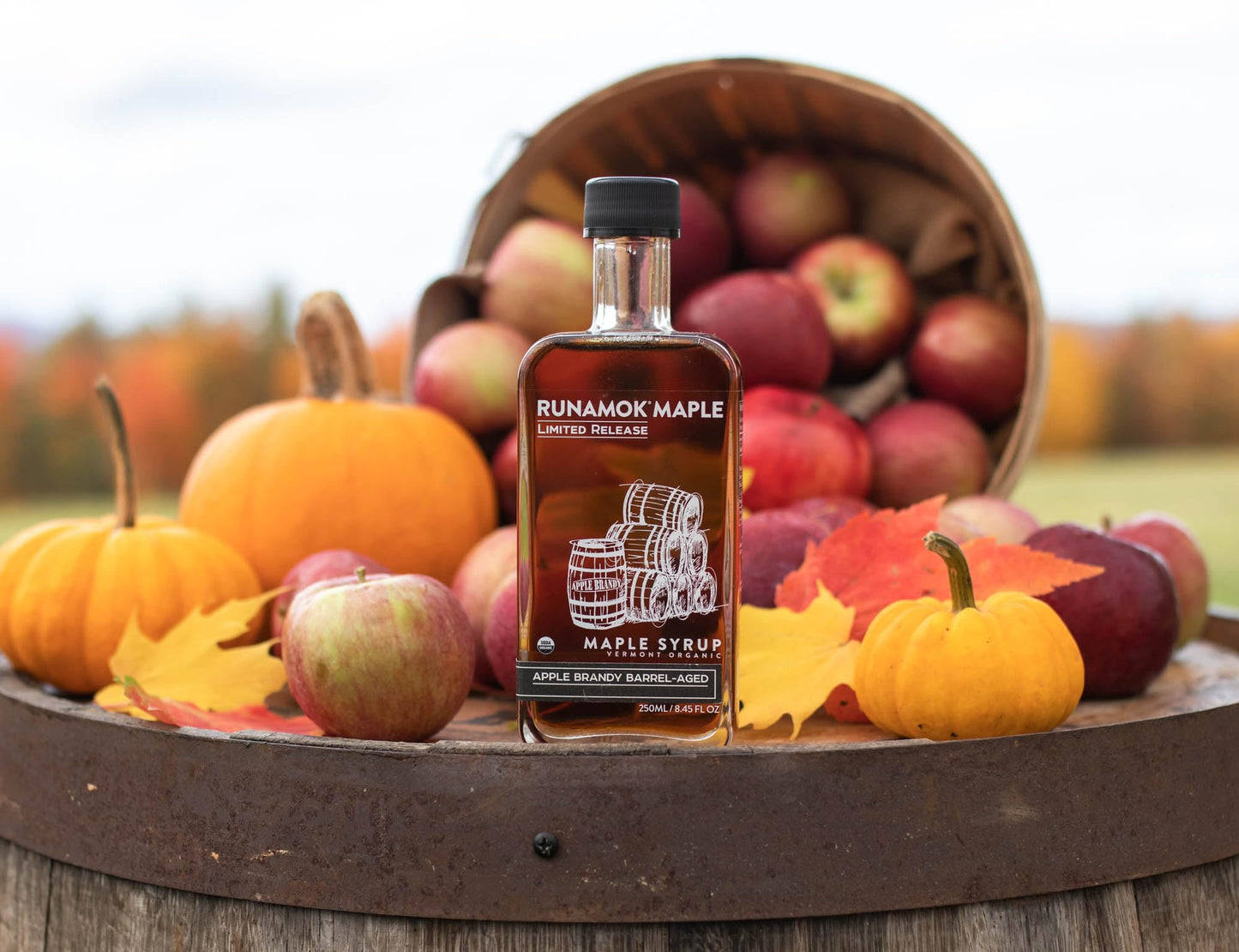 Runamok Maple, Maple Syrup Apple Brandy Barrel Aged, 8.45 Fl Oz