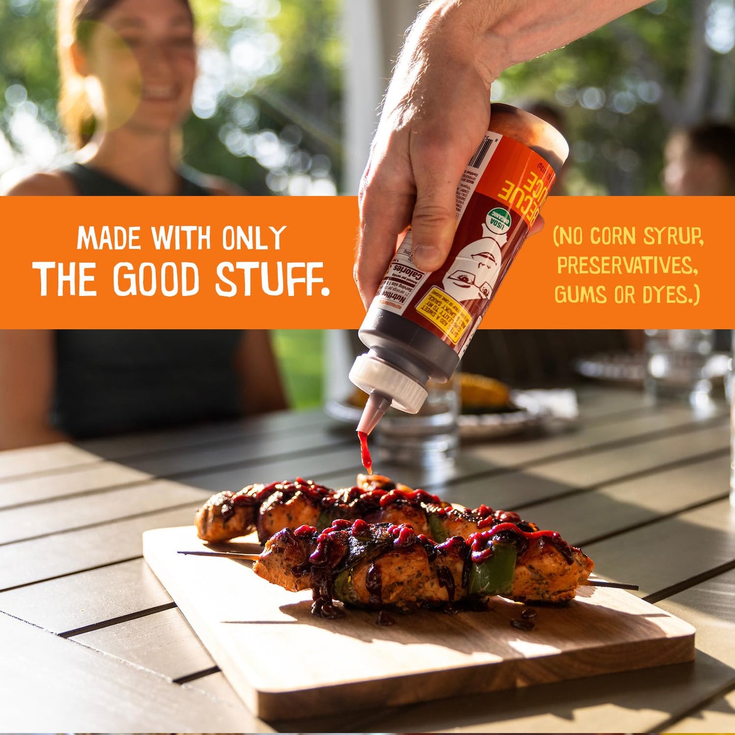 BBQ Sauce, Organic and Sweetened With Dates, 22 oz - Date Lady