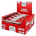 Taste of Nature Organic Cranberry Snack Bar - Healthy, Gluten Free, Non GMO, Vegan Snack Bars with Mixed Nuts, Fruits and Seeds - 16 Snack Pack x 40g