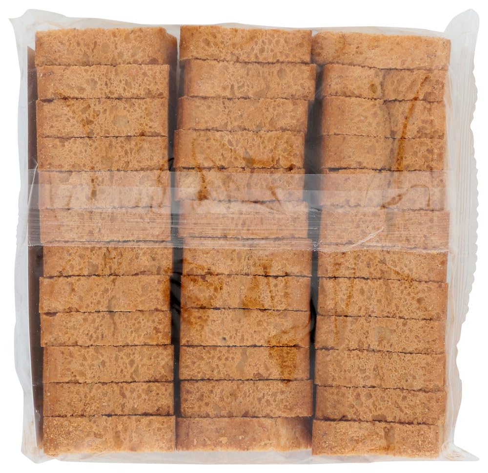 Organic Whole Wheat Mini Toasts by Les Trois Petits Cochons (2.8 ounce) - Pack of 3