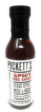Pucketts Spicy BBQ Sauce 14oz