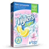 Wyler’s Light Pink Lemonade, Singles To Go, 8 Drink Sticks Per Box, 4 Boxes (32 Sticks Total)