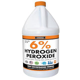 Chromex 6 Percent Hydrogen Peroxide, Food Grade, Home, Kitchen, Bath Cleaner, Laundry, Whitening (128 fl oz (Pack of 1)), NSF Certified