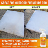 CITRATIDE Plant-Based Couch Cleaner & Stain Remover Spray - Upholstery & Fabric Cleaner for Sofas, Couches & Car Interiors - Pet & Kid Safe