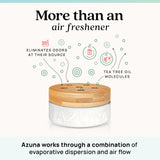 Azuna Air Freshener and Odor Eliminator for Strong Odor Gel 12oz Refill Pouch with Tea Tree Oil | Plant-Based & Long Lasting | Pet, Smoke, Home