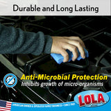 LOLA All Purpose Scrub Sponge, 2 Pack, Made in USA Scrub Sponge- Superior Technology, Non-Scratch, Long Lasting - Dishes, Mugs, Non-Stick Cookware