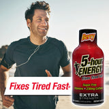 5-Hour Energy Extra-Strength Berry, 1.93 Oz, 12 Bottled Per Pack, Box Of 2 Packs
