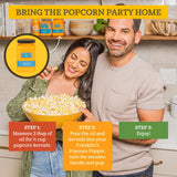 Franklin's Gourmet Popcorn - 19 oz. Butter Flavored Popcorn Seasoning Salt, 30 oz. Butter Flavored Coconut Popcorn Oil - Authentic Movie Theater Taste