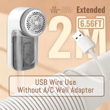 iRUNTEK Wired Fabric Lint Remover, Plug-in Lint Shaver and Brush 2 in 1,Sweater Defuzzer for Removing Fuzz, Lint Balls, Pills, Bobbles from Clothes