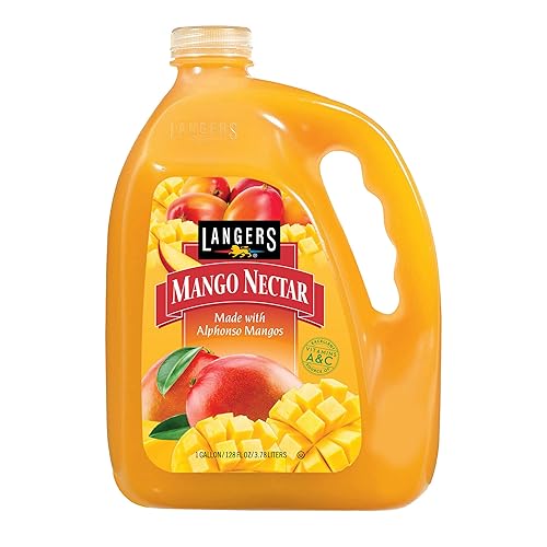Langers Juice, Mango Nectar, 128 Fl Oz (Pack of 1)
