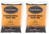 Farmer Brothers Instant Country Style Gravy Mix, 1.5 lb Bag (Pack of 2)