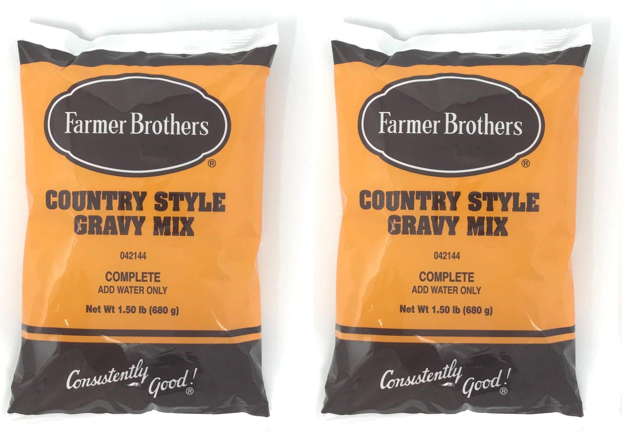 Farmer Brothers Instant Country Style Gravy Mix, 1.5 lb Bag (Pack of 2)