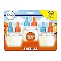 Febreze Plug in Air Freshener, Odor-Fighting Scented Oil Refill, Air Fresheners for Home and Bathroom and Kitchen, Long Lasting for Strong Odors