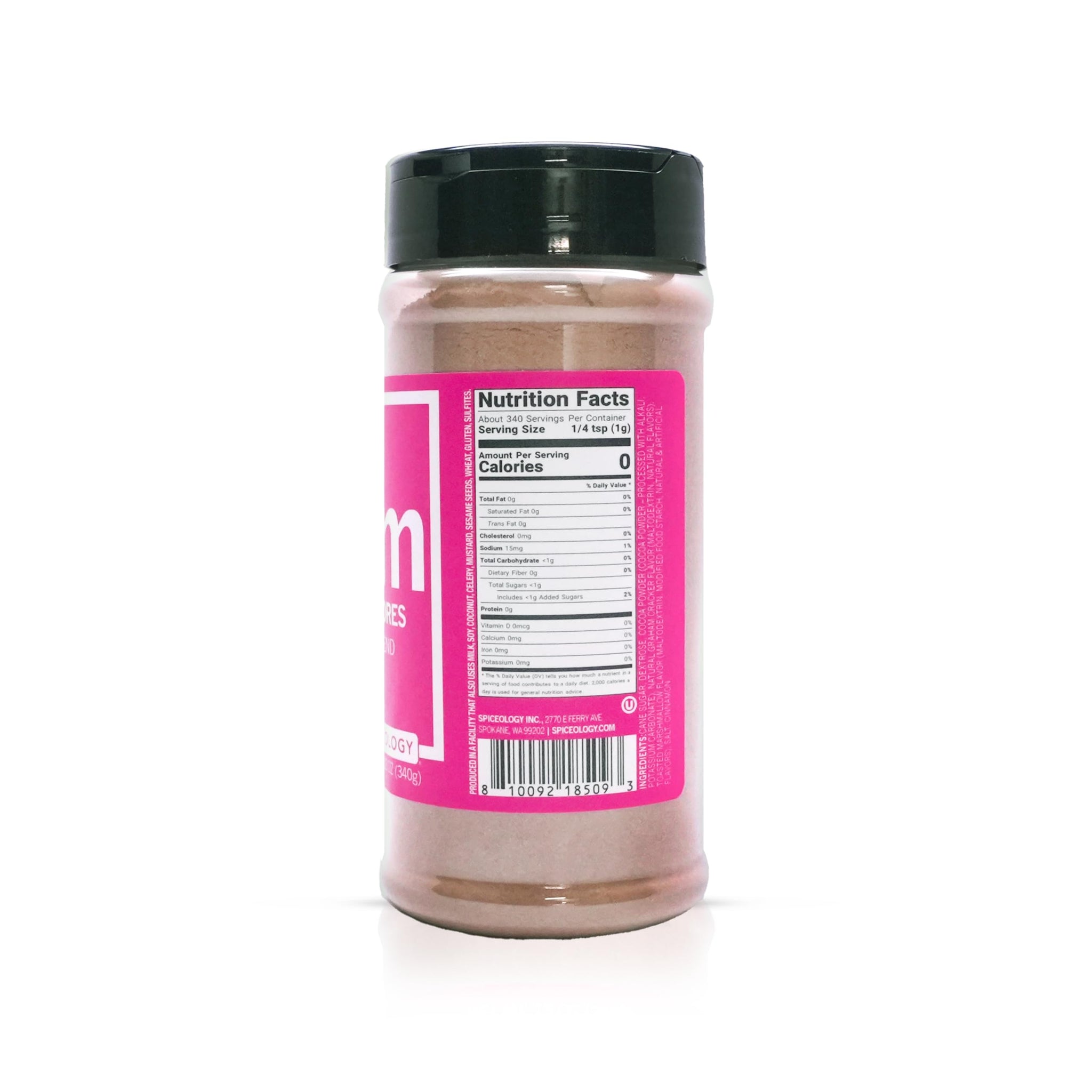 Spiceology - S'mores Seasoning - Sweet Spice Blend of Chocolate, Graham Cracker & Marshmallow Flavors - Perfect for Desserts, Baked Goods,
