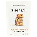 Simply Gum, Peanut Butter Crispies Dark Chocolate Bars, 4 Ounce