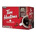 Tim Hortons Dark Roast Coffee, Single-Serve K-Cup Pods Compatible with Keurig Brewers, 24ct K-Cups