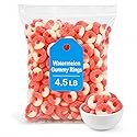 Soft & Chewy Watermelon Gummy Rings, 4.5 lb Bulk Candy, Gluten Free