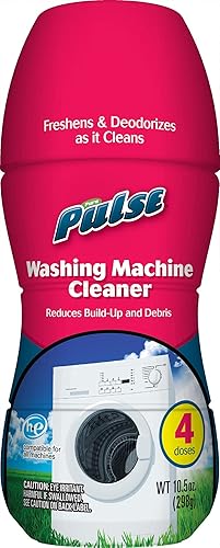 PULSE Washing Machine Cleaning Powder - Deep Cleaning Formula - Washing Machine Cleaner & Protector - Odor-Eliminating (10.5 oz)