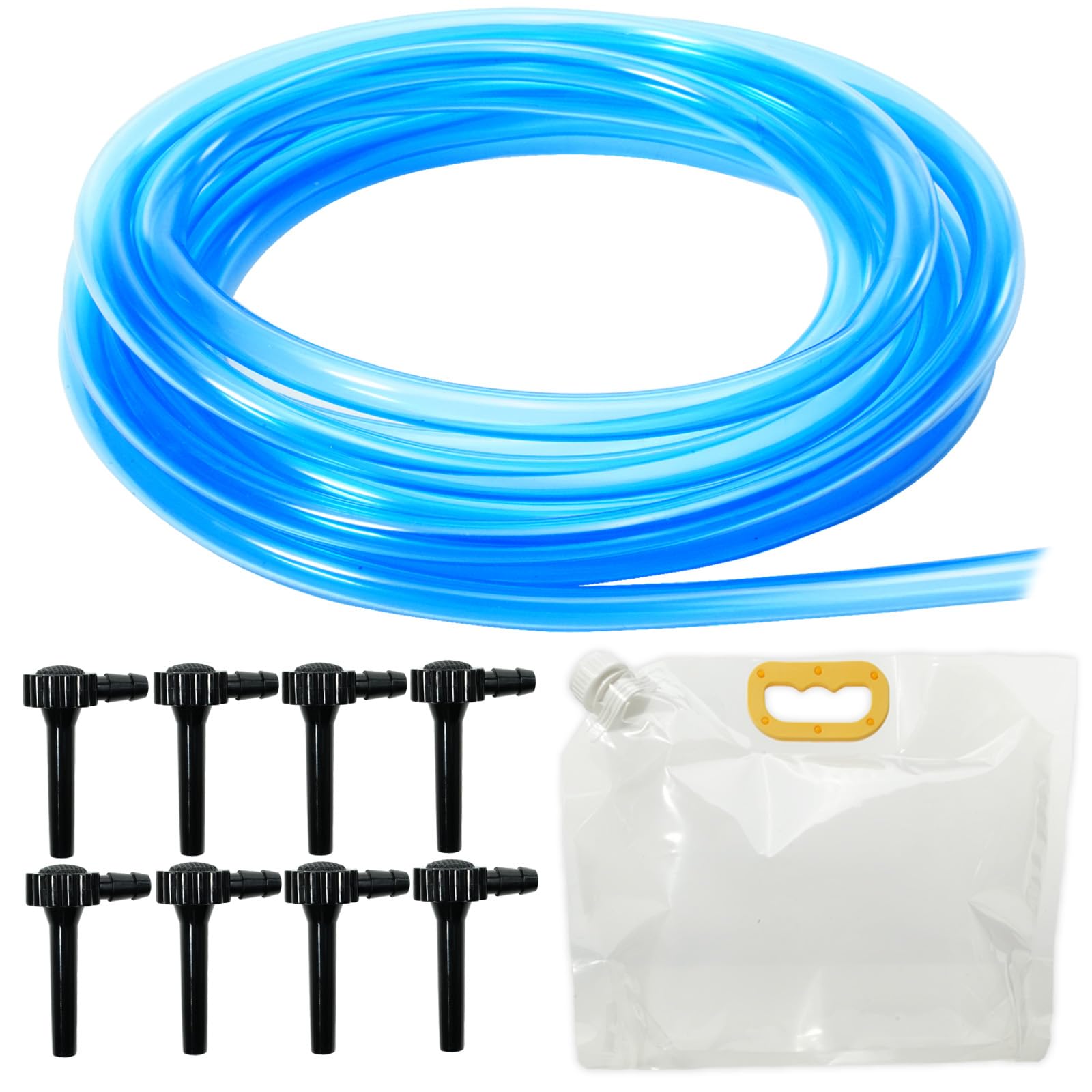 COZYDIG 26FT Maple Syrup Tapping Kit,Maple Tree Tapping kit Include 8Pcs Taps,8Pcs Sap Collection Bags for Experts Beginners Maple Birch Syrup