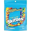 Skittles Tropical, Chewy Candy Bowl Size Bag, 1 Pack, 320g Per Pack