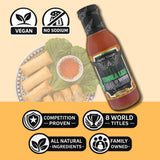 Croix Valley Tequila Lime BBQ & Wing Sauce - 3 Pack (12 oz Glass Bottles) - Bright Lime with Barrel-Aged Tequila Depth - Zero Sodium , Gluten-Free, No