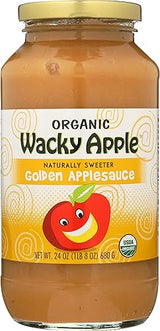 Wacky Apple, Applesauce Golden Organic, 24 Ounce