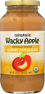 Wacky Apple, Applesauce Golden Organic, 24 Ounce