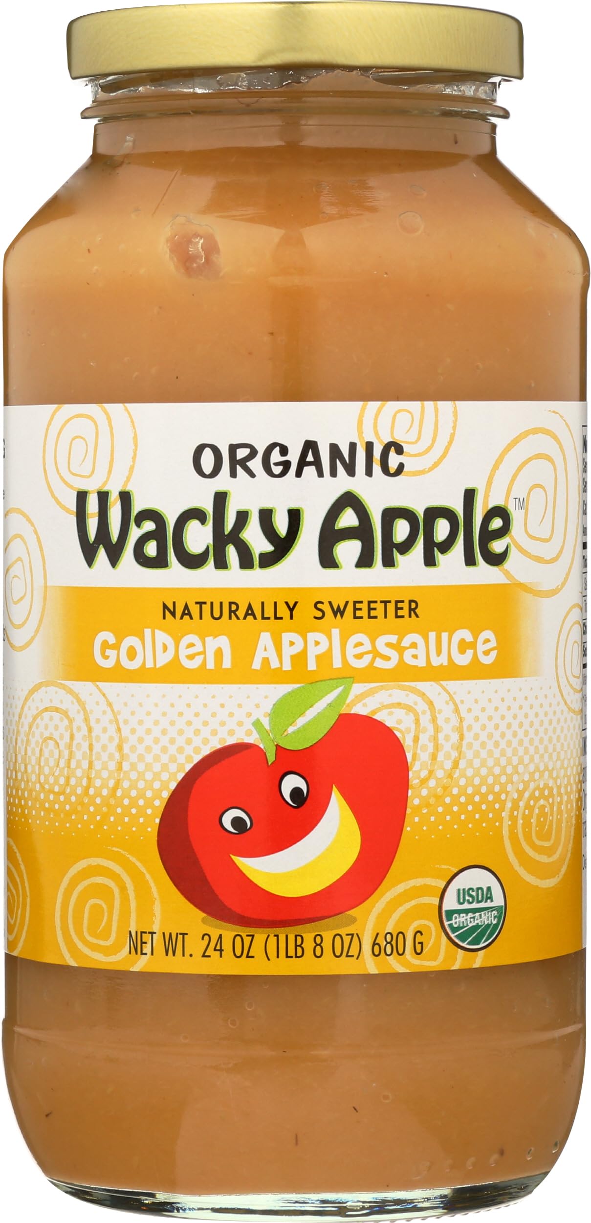 Wacky Apple, Applesauce Golden Organic, 24 Ounce