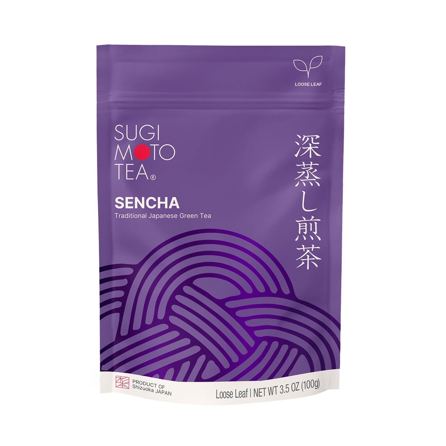 SUGIMOTO TEA Japanese Sencha Fukamushi Green Tea Loose Leaf 3.5 oz (100 g)