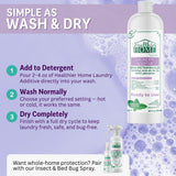 CHOMP! Bed Bug and Pest Liquid Laundry Detergent Additive, Fleas, Ticks, Roaches, Spiders, Ants, Kid and Pet Safe, Plant Based, Residue Free, 32 oz