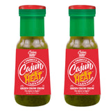 Cajun Nation CAJUN HEAT Green Chow Chow Relish 6oz - Crushed Green Pepper & Onion Spicy Relish, No MSG, Low Sodium- Zesty Tangy Pepper Flavor from