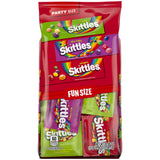 Wrigley's Skittles Fun Size Original, Wild Berry, and Sour Chewy Individually Wrapped Stocking Stuffers Christmas Candy Variety Pack, 26.46 Oz Bulk