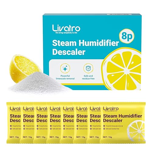 Citric Acid Cleaning - 8 Individually Wrapped Descalers for Humidifiers, Kettles & Distillers | Powerful Anti?Limescale, Moisture?Resistant