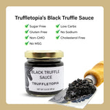 Truffletopia I Black Truffle Sauce 2-Pack I With Real Natural Black Truffles I For Seasoning, Cooking & Baking I Gluten Free, Non-GMO, No MSG