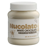 NUCOLATO | White Chocolate Spread | 12.3 oz - 350 g | Keto Friendly - No Sugar Added | Best Low Carb Dessert - Food Snacks | Perfect Topping for Cake