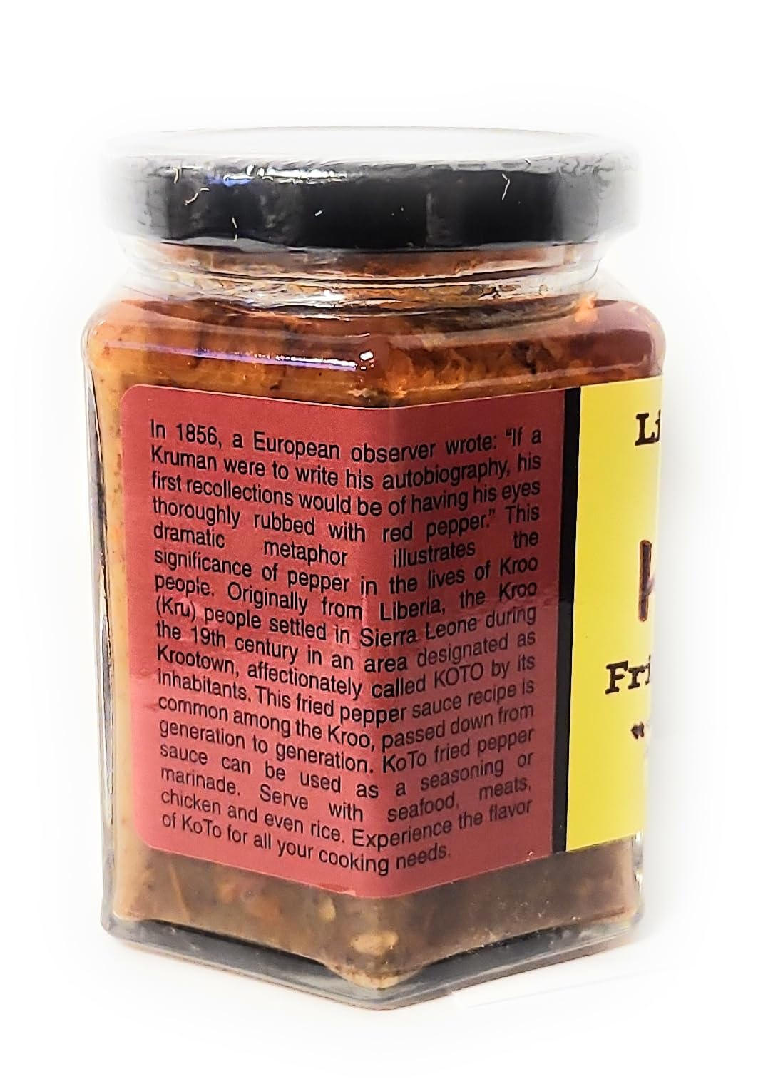 Koto Fried Pepper Sauce "Mild Peppe" 9oz.