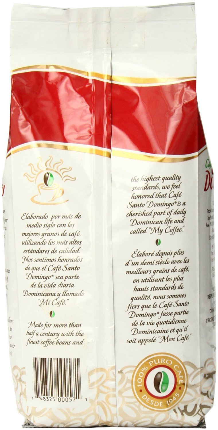 Cafe Molido Santo Domingo - Ground Dominican Coffee - (2 Lb.-pack)_AB