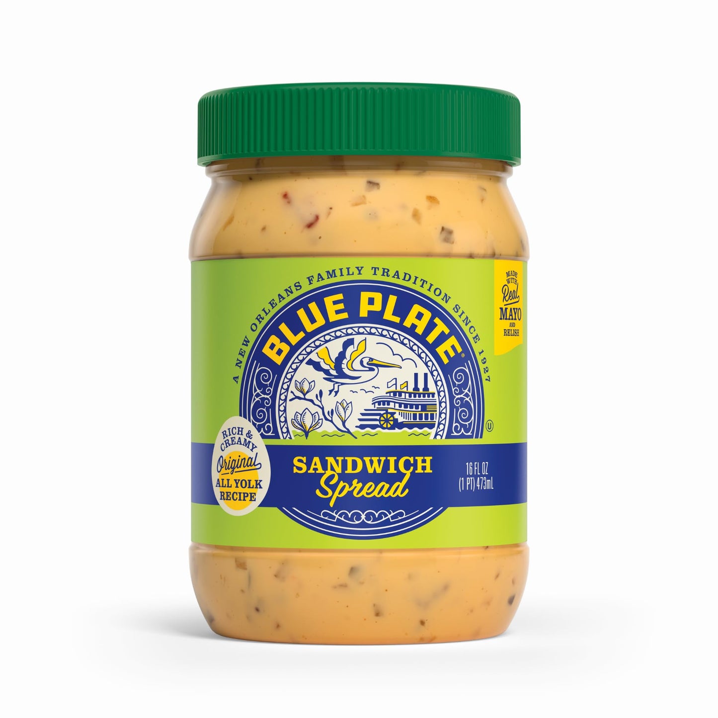Blue Plate Mayonnaise Sandwich Spread, 16 Ounce Jar (Pack of 1)